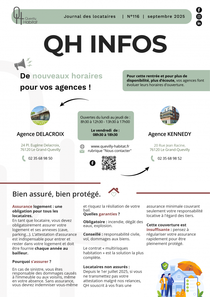 QH Infos - Septembre 2025