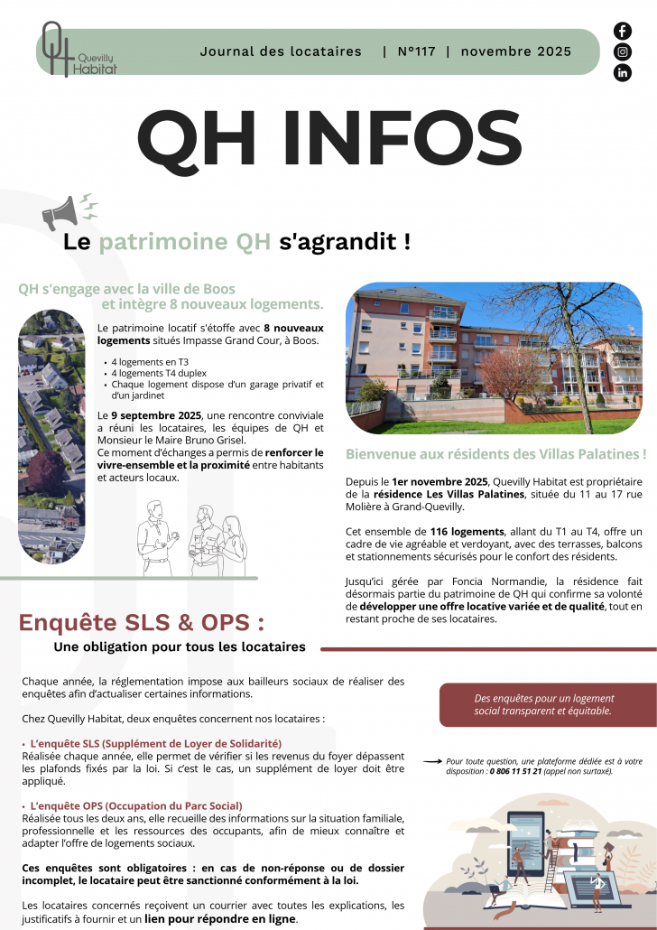 QH Infos - Novembre 2025