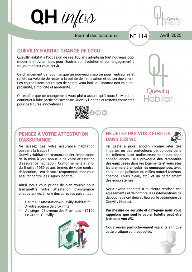 QHInfos - N°114 - AVRIL 2025